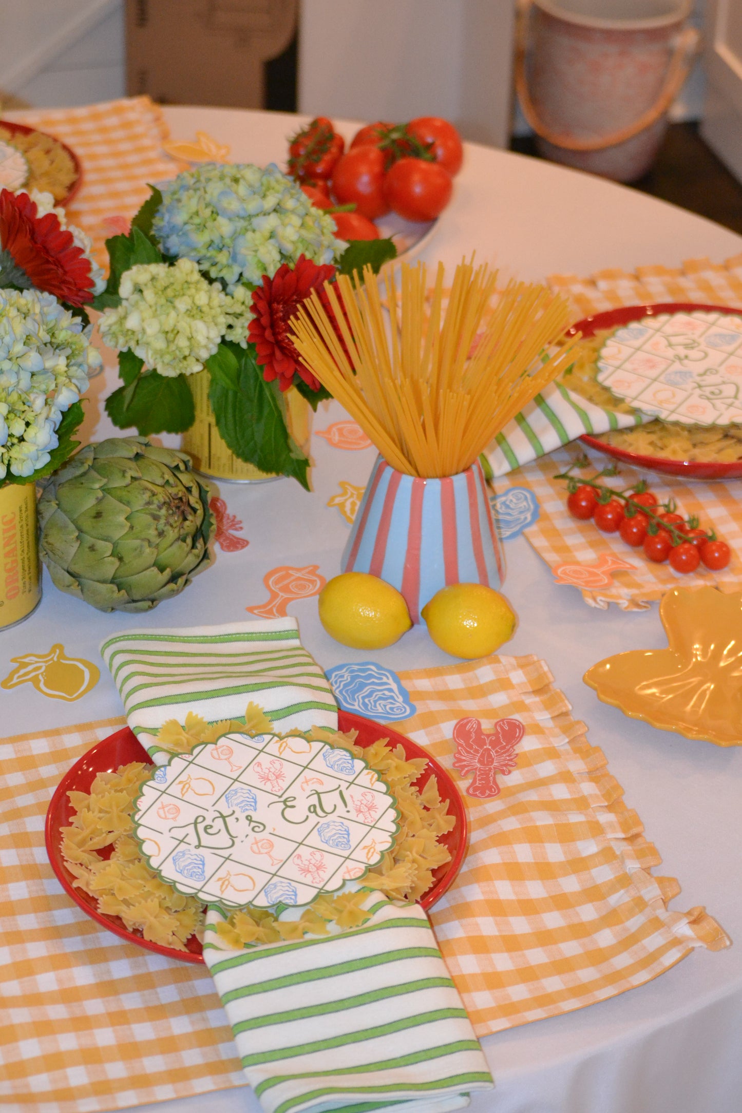 Seasonal Summer Plate Round Set