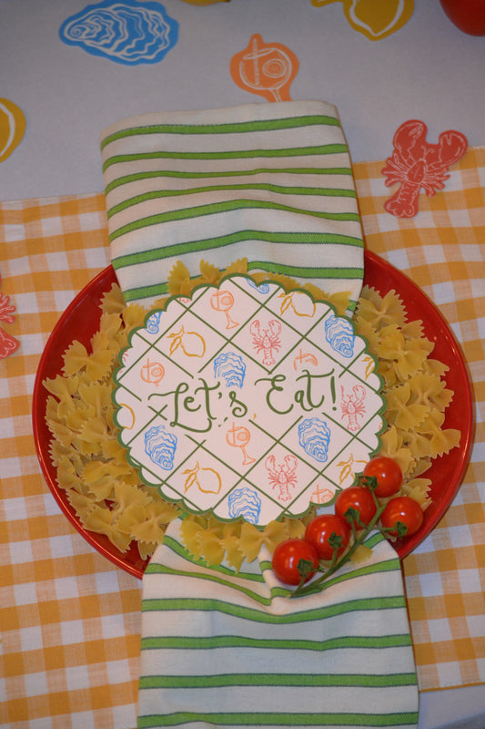 Seasonal Summer Plate Round Set