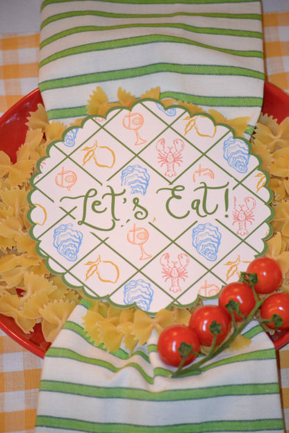 Seasonal Summer Plate Round Set