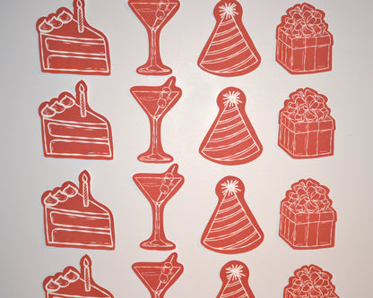 Red Birthday Sprinkles Pack